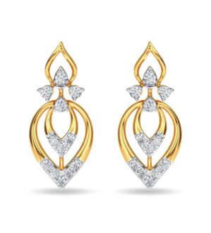Diamond Stud Eulla Earring Rose Gold